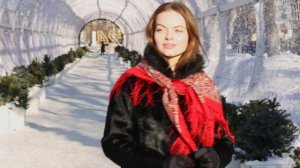 Платок шерстяной с шелковой бахромой "Осеннее утро", 2006-5, 89x89 см #platki #scarf #fashion #art