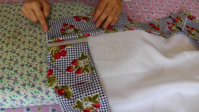 Toalha de Mesa com Barrado Fácil 🍒 CANTO MITRADO 🍒 Centro de mesa #diy #costura смотреть онлайн