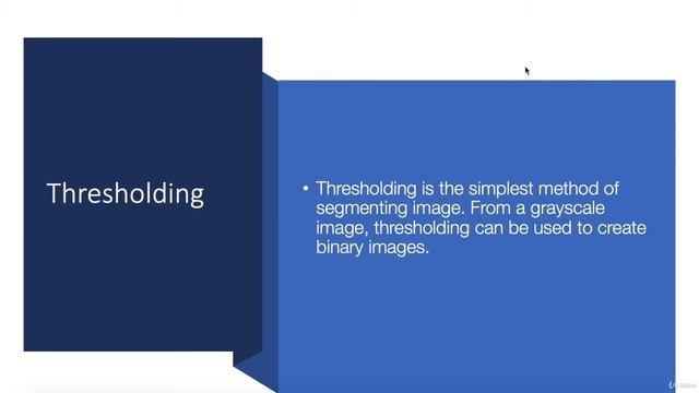 005 Introduction to Thresholding смотреть онлайн