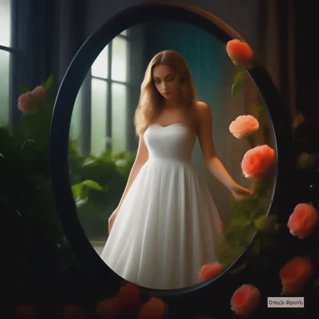 Вальс Зазеркалье - Евгений Соколовский . Клип .Музыку для души . Нейросеть смотреть онлайн