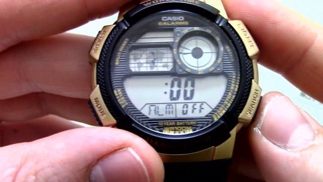 Часы Casio Illuminator AE-1000W-1A3 - Инструкция, как настроить от PresidentWatches.Ru смотреть онлайн