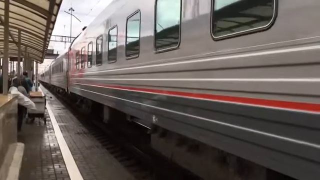 Прибытие поезда 116 Адлер - Санкт-Петербург 25.05.2019 смотреть онлайн