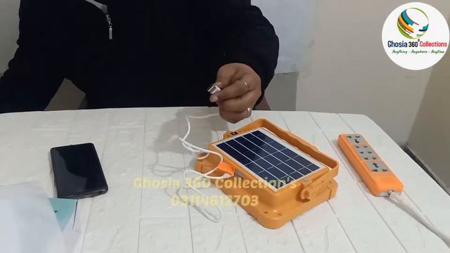 Solar Panel LED Flood Light 100W Outdoor Emergency Portable Light SL-D8 смотреть онлайн