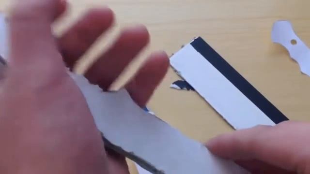 Как сделать нож из бумаги? смотреть онлайн
