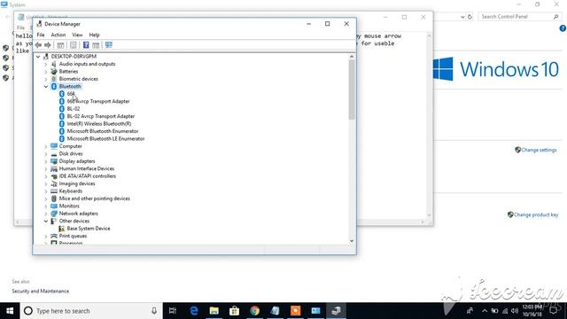 Fix Bluetooth Not Showing in Device Manager icon Missing in Windows 10 смотреть онлайн