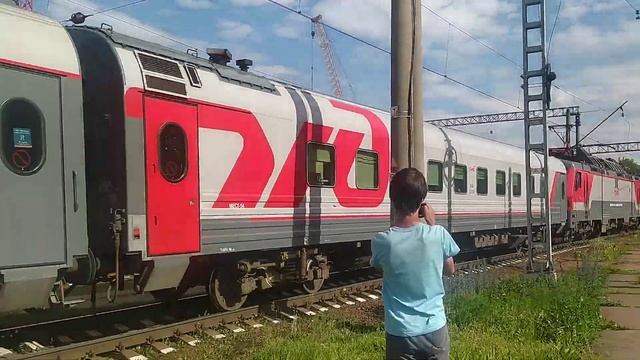 Скорый поезд #045М Москва-Тамбов. Павелецкое направление МЖД. смотреть онлайн