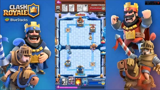 Играю на 8 арене!! Дека тащит инфа 100%! смотреть онлайн
