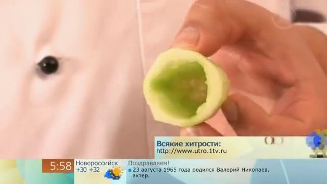 Посуда из огурцов (Tableware made of cucumbers) смотреть онлайн