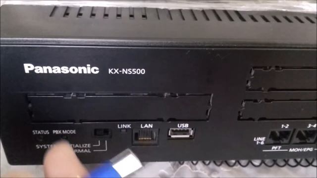 STARTING PANASONIC KX-NS500 FOR THE FIRST TIME AND SET DEFAULT PROGRAM смотреть онлайн