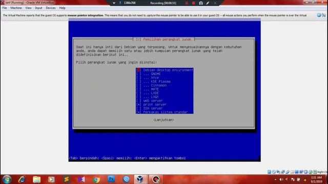Cara menginstall debian di virtualbox dan cara menghubungkan ping debian ke windows смотреть онлайн