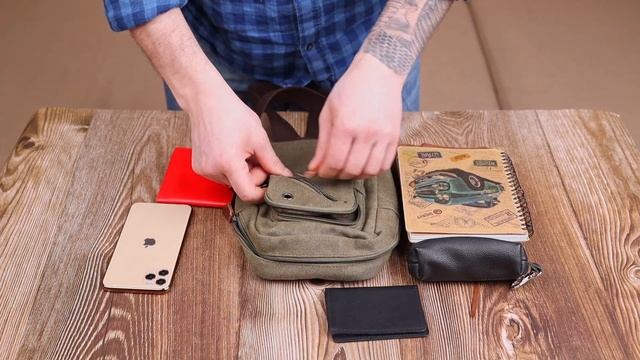 Огляд текстильної сумки через плече Vintage 21231 смотреть онлайн