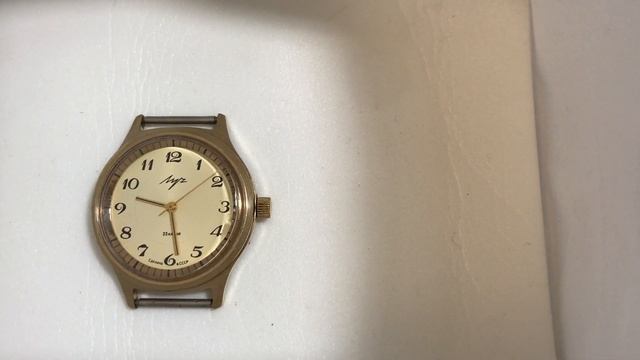 Мужские наручные часы Луч позолоченные СССР 23 камня смотреть онлайн