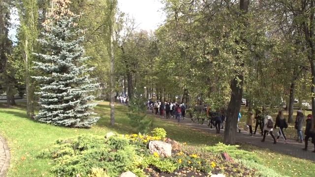 Акция ГБУЗ РКГВВ Уфа 10 тысяч шагов в парке им В.И. Ленина 28 09 2019 г смотреть онлайн