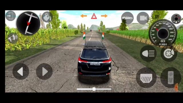 Dollar (song) Modified Toyota Black Fortuner.      😈  || Indian Car Simulator 3d || Android Gamepla