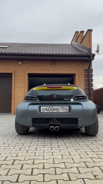 Рестайлинг smart roadster Brabus от febers | lights Смарт родстер смотреть онлайн