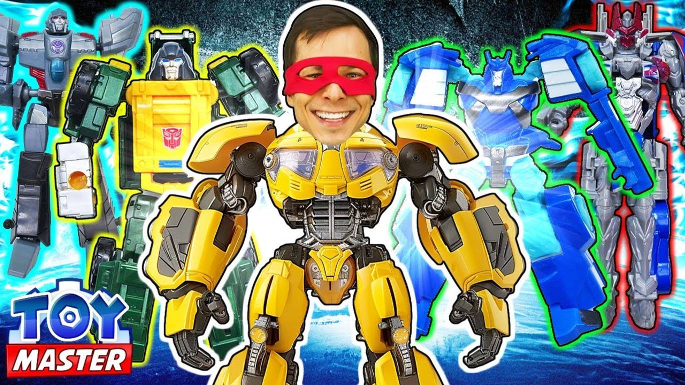Роботы Трансформеры и Новый Телепорт! Видео для мальчиков в шоу Той Мастер