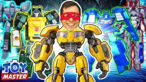 Роботы Трансформеры и Новый Телепорт! Видео для мальчиков в шоу Той Мастер