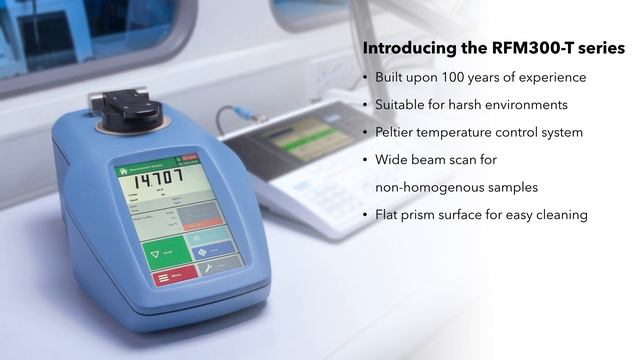 RFM300-T Touchscreen Refractometer From Bellingham + Stanley