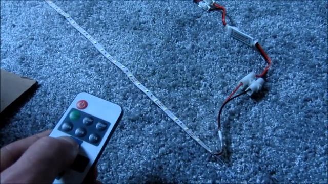 RF LED Controller Wireless Remote Single Strips 9-12-24V смотреть онлайн