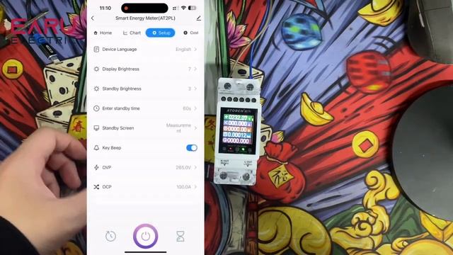 AT2PW 100A Tuya WiFi Din Rail Energy Meter Smart Switch Remote Control AC 220V 110V Volt Amp Kwh смотреть онлайн