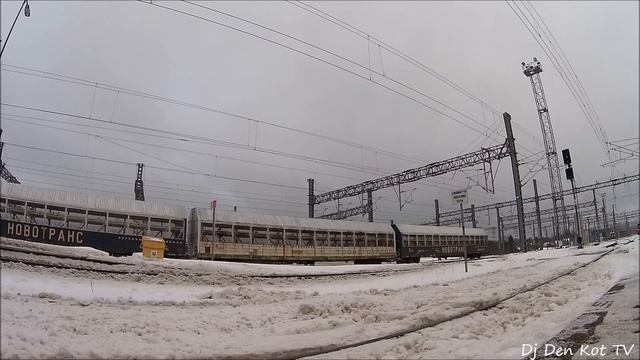 ЧС4Т-546 С поездом Рига - Киев в Кяне смотреть онлайн