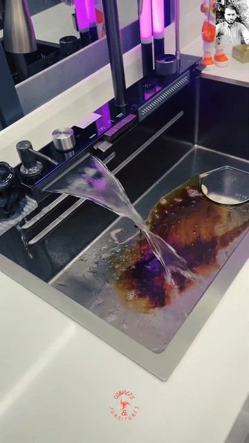 Latest kitchen washing cabinet # Smart sink # Viral # YouTube short смотреть онлайн