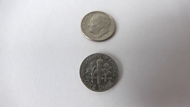 10 Cent USA 1981 D - Roosevelt Dime Coin смотреть онлайн