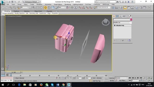 Урок по моделированию объектов 5 часть 9 розетка 3ds max смотреть онлайн