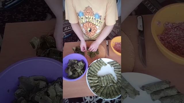 Долма# түрік тағамы # турецкая блюда смотреть онлайн