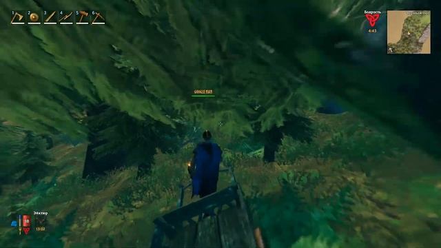 Valheim - Сделали тележку для сбора ресурсов, построили плот. #23 смотреть онлайн