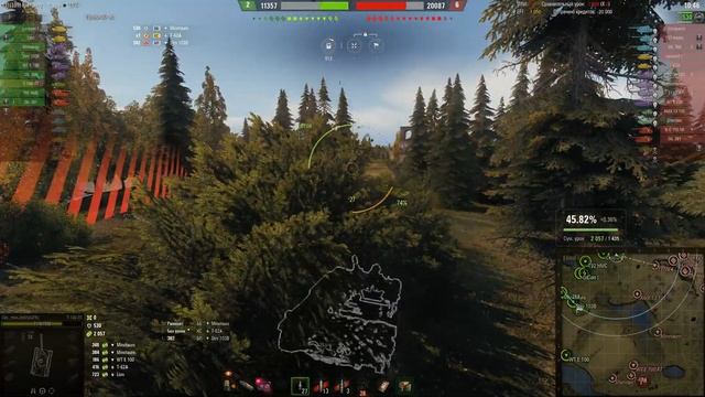 Т-100ЛТ включил прожектор! 13к насвета-мой личный рекорд! #миртанков #wot #t100lt #viralvideo смотреть онлайн