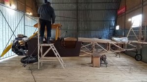 Центровка (второй подход). Выпуск 78. Постройка самолёта в сельских условиях.