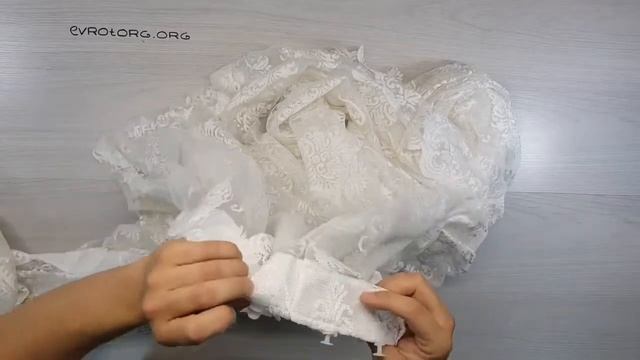 LACE CURTAINS CREAM (Занавески тюль) (4 мешка в наличии) 25 кг 7,30€ за кг смотреть онлайн