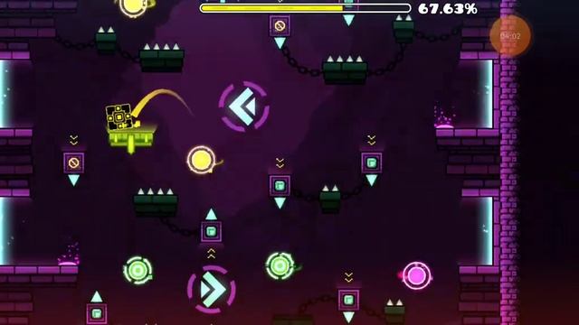Geometry Dash Deeper Space, 8 levels. (I skipped 3, 7 and 8 cuz they're too hard смотреть онлайн