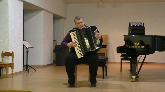 И.Паницкий "Среди долины ровныя" и "Светит месяц" Исп. Алексей НИКИТИН (аккордеон)