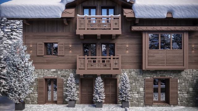 BARNES - Visite privée du projet Lys Martagon à Courchevel 1850 смотреть онлайн