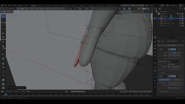 Стилизованный персонаж - часть 1 (блокинг и моделирование тела под Subdivision surface) смотреть онлайн