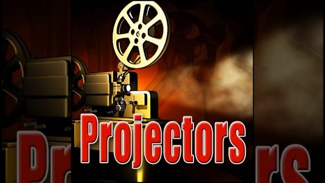 Projector, Film - Vintage 16mm Film Projector, Circa 1947: Start, Play, Stop, From Front of... смотреть онлайн