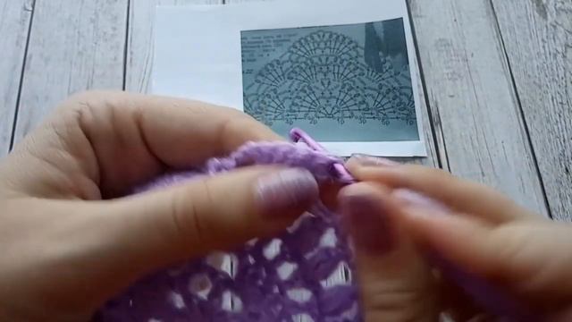 ✅️ ШИКАРНАЯ 💝 НЕСЛОЖНАЯ ШАЛЬ ВЯЗАНАЯ  КРЮЧКОМ