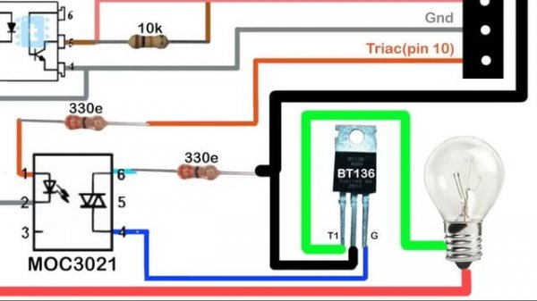 Simplest AC Dimmer Explained | AC Dimmer using Arduino and Triac | LCSC