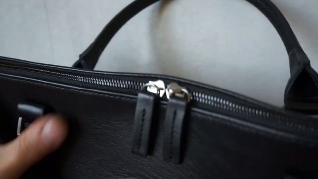 Сумка Деловая Кожаная Черная. Артикул 750. Hedly.ru смотреть онлайн