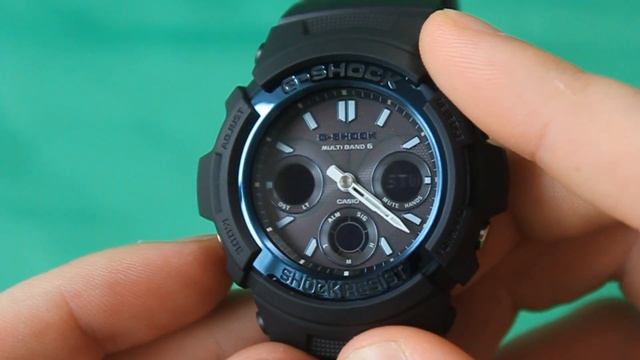 CASIO G-SHOCK AWG-M100A-1A | Обзор и настройка (на русском) | Купить со скидкой