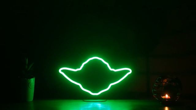 Yoda LED Neon Sign Star Wars