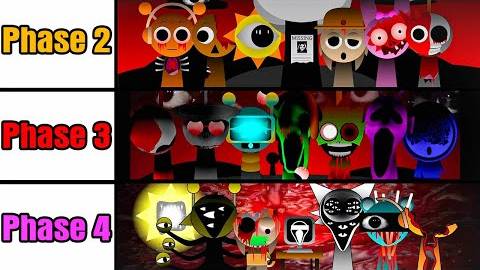 Incredibox Sprunki Mix_ Фаза 2 против Фаза 3 против Фаза 4 смотреть онлайн