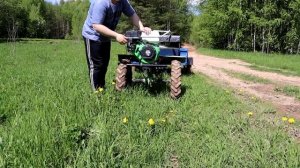 ПОКАТУШКА НА МОТОБЛОКЕ. ВЫВОЖУ ЖЕЛЕЗО.