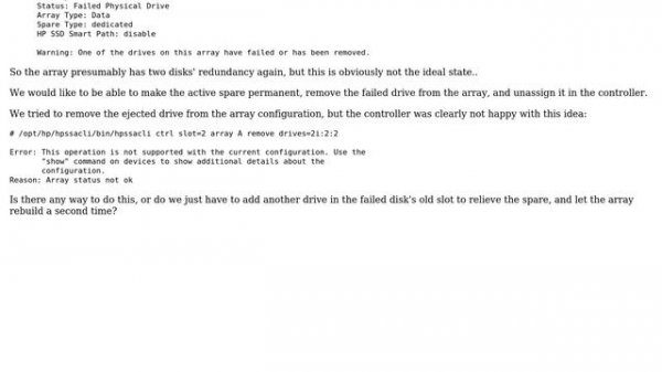 Can I make an Active Spare disk permanent? (2 Solutions!!)