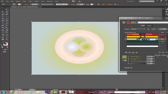 Adobe Illustrator cc tutorial । Recolor Artwork। Illustrator Recolor Artwork Bangla tutorial#71 смотреть онлайн