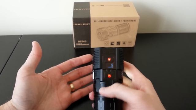 Imalent DDT40 (4xXM-L2, 2xXP-L - 4x18650, 8xCR123A) flashlight review, by selfbuilt смотреть онлайн