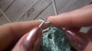 Салфетка спицами МК