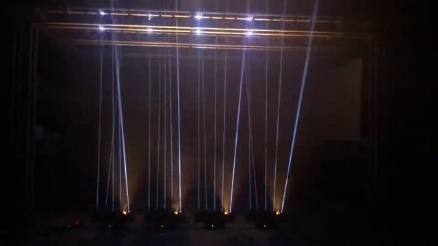 5 Head laser LED bar moving head RGB 5 eyes moving head laser DMX stage party disco laser light bar смотреть онлайн